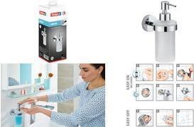 Produktbild tesa SMOOZ Seifenspender inkl. Klebelösung ohne Bohren