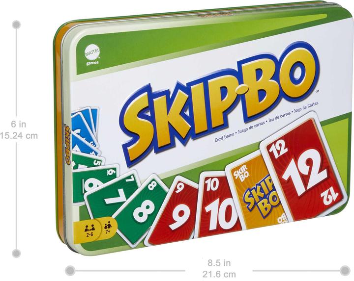 Productafbeelding Mattel Games Skip-Bo Deluxe (Duits, 2 - 6 Spelers)