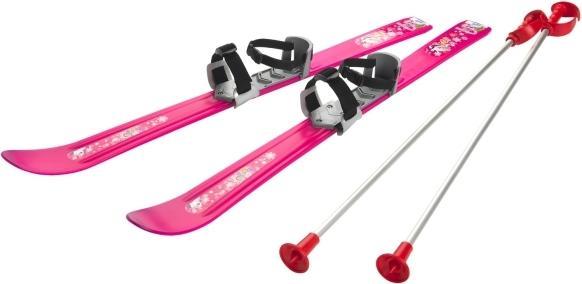 Gizmo Riders Ski til Børn 90 cm med skistave, Pink