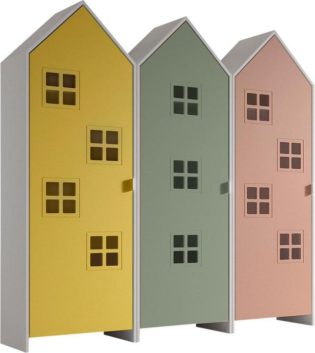 Giallo, Rosa scuro, Verde