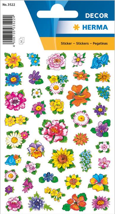 Produktbild HERMA Sticker Blumen