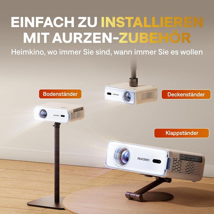 Actual product image Aurzen Eazze D1 Smart Beamer (200 lm)