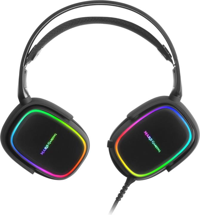 Actual product image Mars Gaming Casque Micro Gamer Mhax RGB (Noir) (Cable)