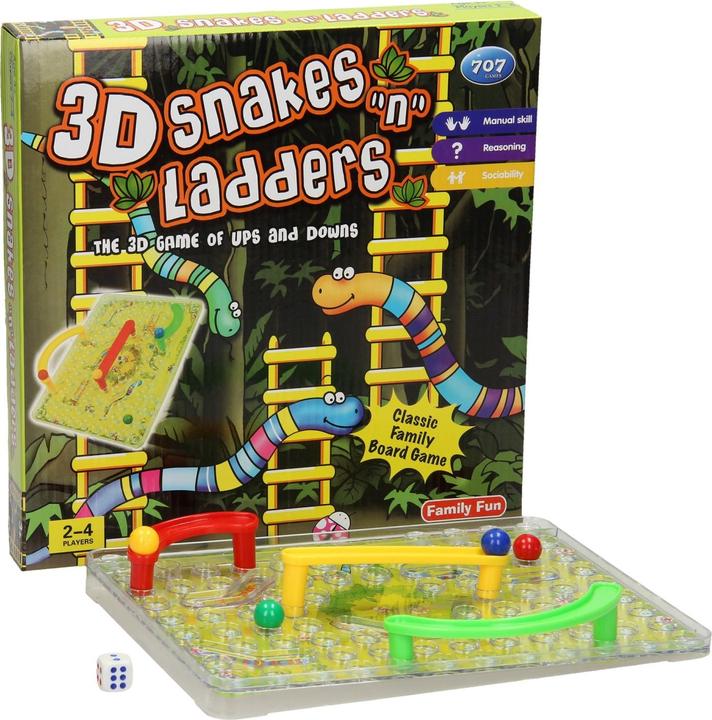 Produktbild Schlangen- und Leiterspiel 3D