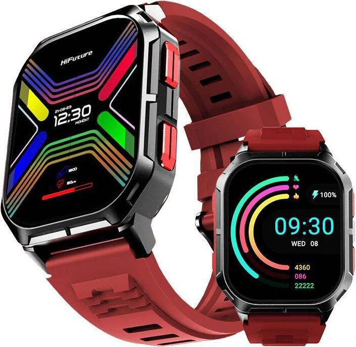 Actual product image HiFuture FutureFit Ultra3 Smartwatch Red (41 mm)