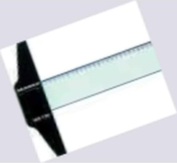 Actual product image Rumold Drawing rail MXFT 70 cm, transparent, with mm graduation (700 mm)