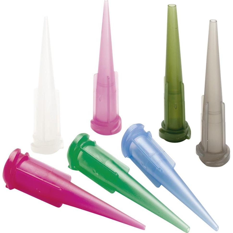 Wetec Kunststoff-Dosiernadeln, Ø Innen 1,19 mm, grau, Lötgerät Zubehör, Grau