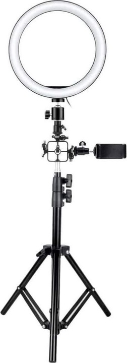 JTI Selfie light / ring light (26 cm), tripod and accessories (Ring light)