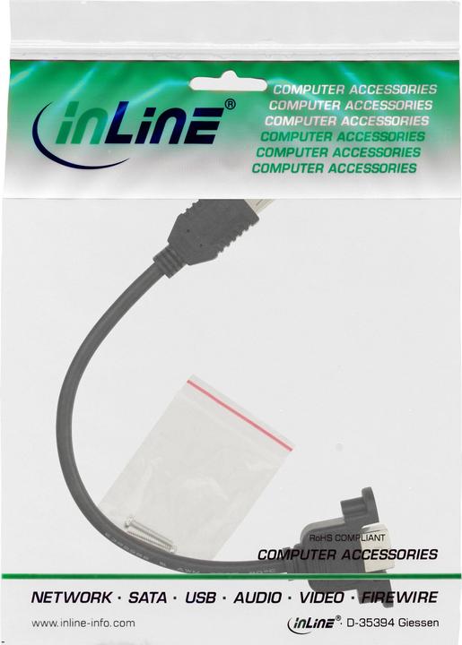 Image du produit InLine Câble adaptateur USB 2.0 (0.20 m, USB 2.0)
