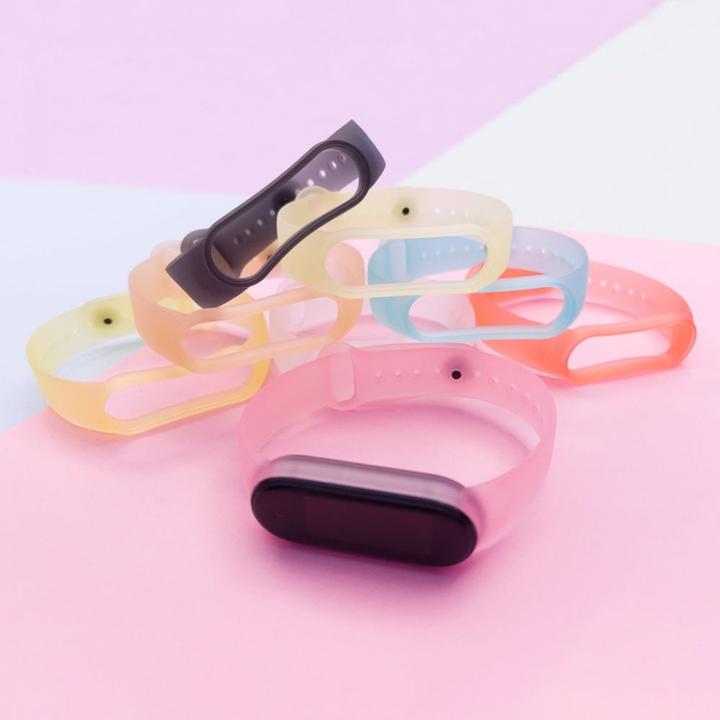 Image du produit Hurtel Bracelet de remplacement pour Xiaomi Mi Band 5/6 doré (Silicone)