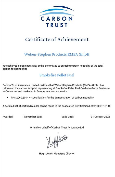 Actual product image Weber Grill Academy Blend (8 kg)