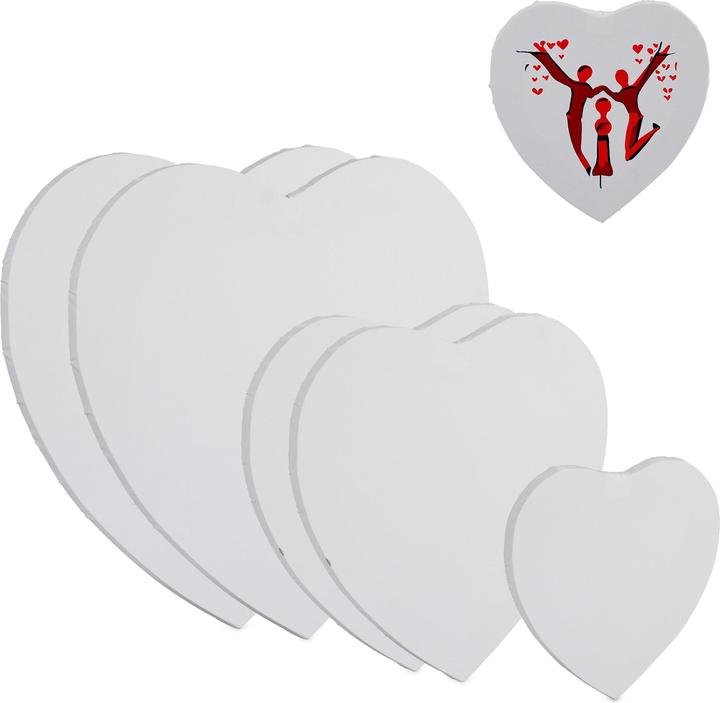 Actual product image Relaxdays 6-piece canvas set