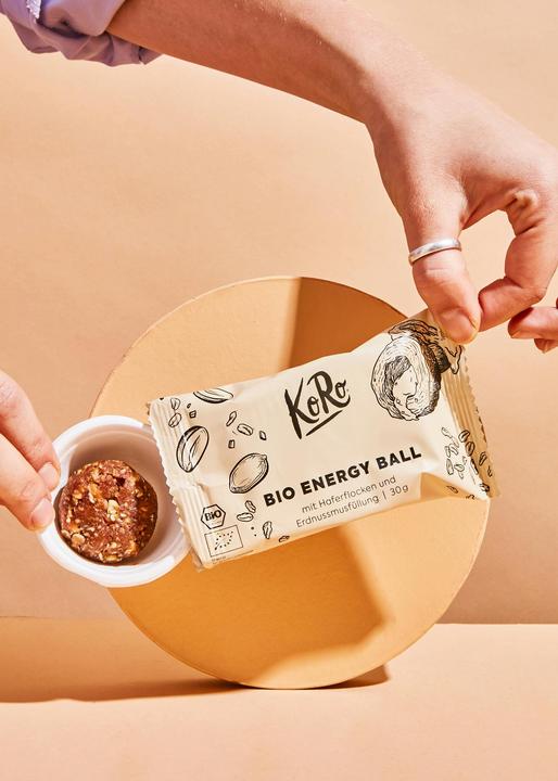 KoRo Boule d'énergie bio (Datel, Arachide, Agave, 14 pcs, 420 g)