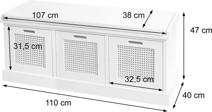 Image du produit JOHN316 Sitzbank (110 cm)