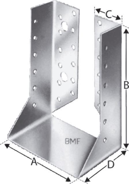 Actual product image Simpson Sst Beam shoes SIMPSON BSIN (Joist hanger, 1 pcs.)