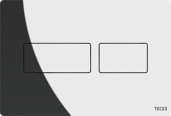 Actual product image TECE TECEsolid WC push plate for dual flush technology (chrome glossy)