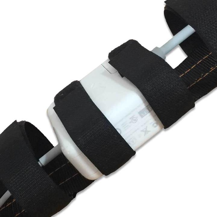 Actual product image Lanco Flexible cable duct H-shape | 100cm Velcro fasteners (Cable conduit, 100 cm)