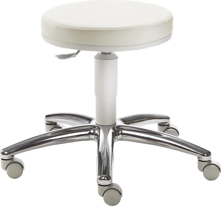 Tabouret pivotant avec roulettes, pour sols durs