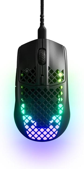 SteelSeries Aerox 3 USB-C - Optische Gaming-Maus 8500 CPI – REFURBISHED (Onyx) (Cable)