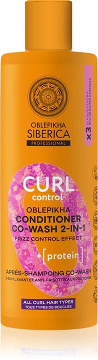 Actual product image Natura Siberica Co-Wash 2-in-1 Conditioner with Proteins Curl Control (250 ml)