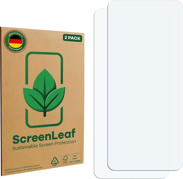 Productafbeelding ScreenLeaf Schutzfolie nachhaltiger Displayschutz Display Schutz Folie Klar Transparent