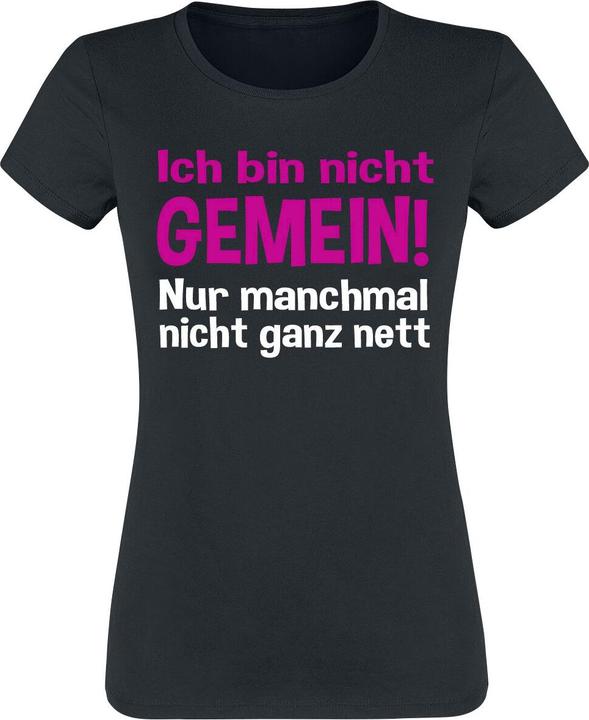 Produktbild Gaming-Sprüche Ich bin nicht gemein! (M)