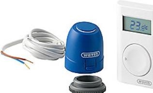 Actual product image Wavin AHC9000 room and remote sensor with infrared floor sensor in the room thermostat.