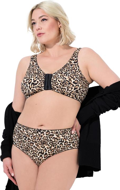 Produktbild Ulla Popken Midislips, 5er-Pack, Leomuster/ einfarbig (60)