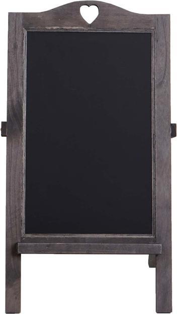 Immagine prodotto Mendler Cartellone HWC-E51, Lavagna, 66x37x27cm Shabby-Look Vintage - grigio-marrone (66 x 37 x 27 cm)