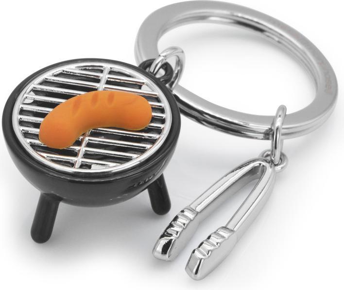 Actual product image Metalmorphose Keyring BBQ Sausage