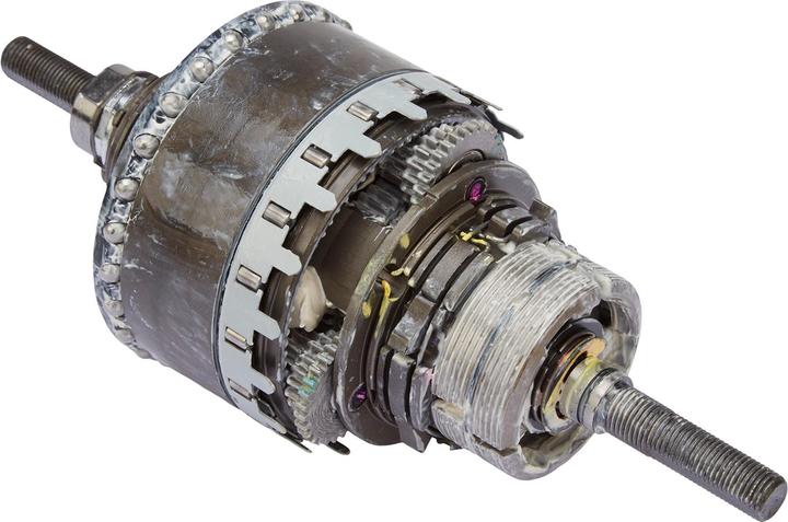 Actual product image Shimano Gear unit for SG-C6001-8CD 187 mm axle length