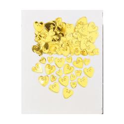 Thumbnail - Amscan Konfetti Liebende Herzen gold Folie 14 g