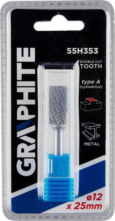 Produktbild Graphite Grafitas HM A-TYPE METAL DUMP (CYLINDRICAL) 12 X 25 MM BOOT 6 X 45 MM 55H353