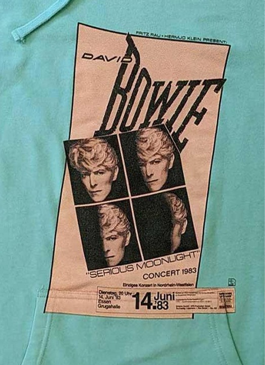 Actual product image David Bowie Concert '83 Hoodie (XL)