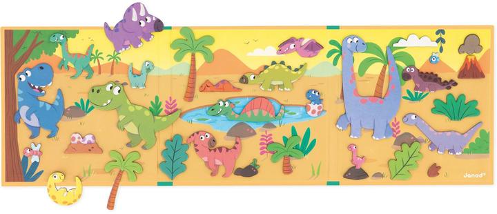 Actual product image Janod Magnetistories Dinosaurs (German, 3 - 8 years)