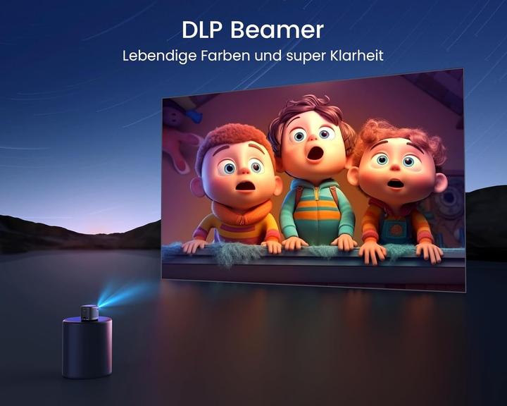 Actual product image WiMiUS Q2 Mini Beamer