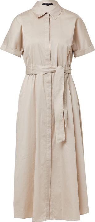 Image du produit Comma Kleid Midikleid aus Popeline mit Hemdkragen und Bindegürtel (46)