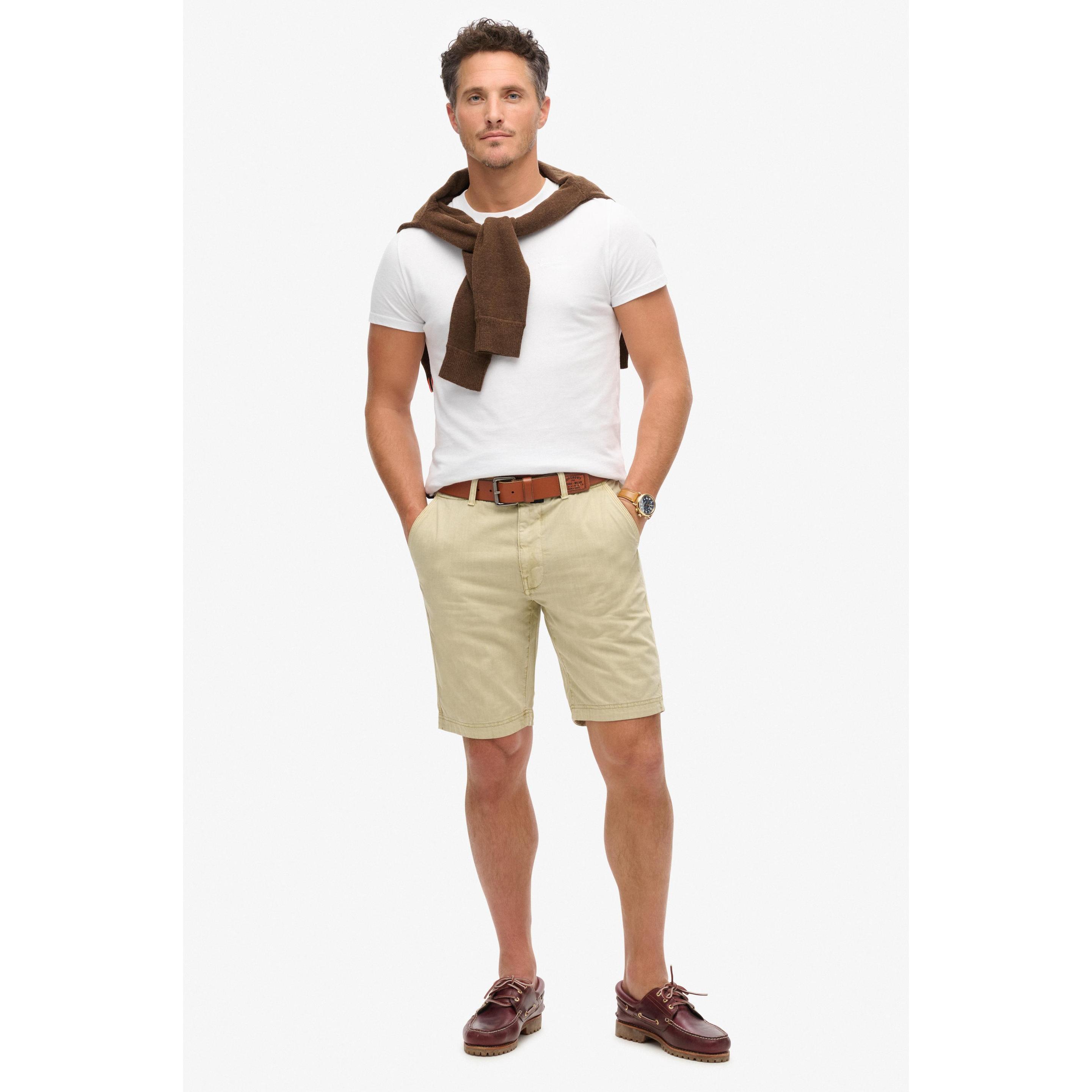 Thumbnail - Superdry, Herren, Shorts, Vintage International Short, Grau, (36)
