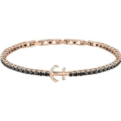 Morellato, Armschmuck, Men Ìs bronze bracelet with anchor Tennis SATT04