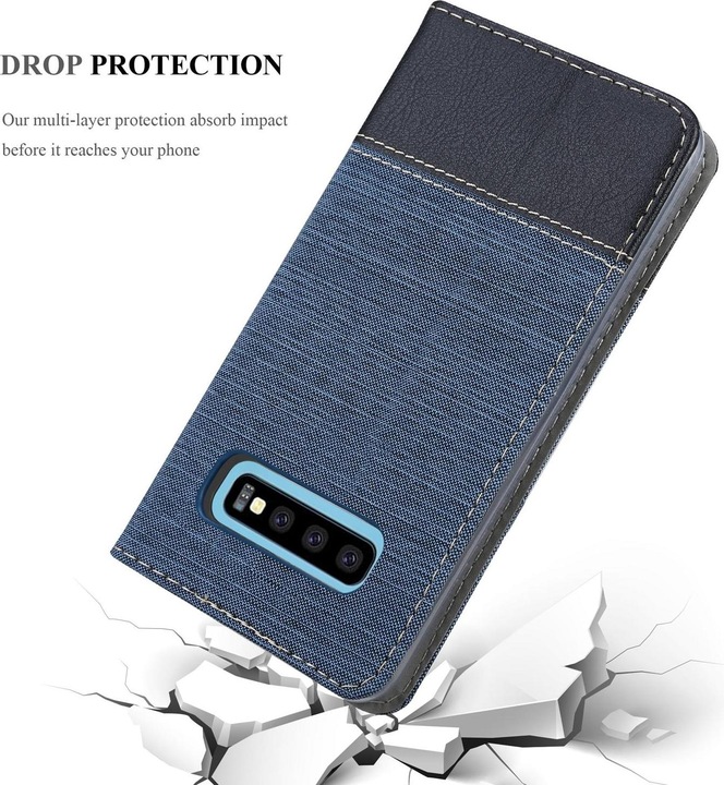 Actual product image Cadorabo Jeans Book Cover (Samsung Galaxy S10 5G)