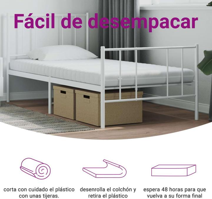 Actual product image vidaXL Schaumstoffmatratze (Foam core, 90 x 200 cm)