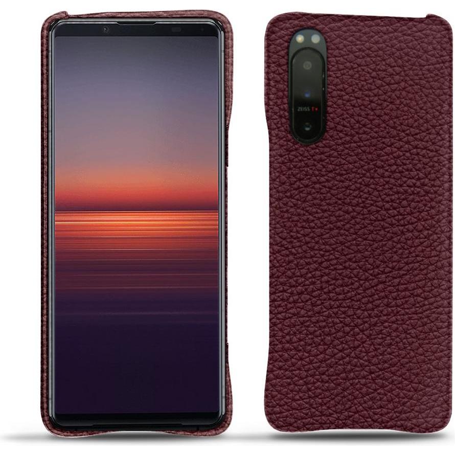 Noreve Lederschutzhülle (Sony Xperia 5 II), Smartphone Hülle, Violett