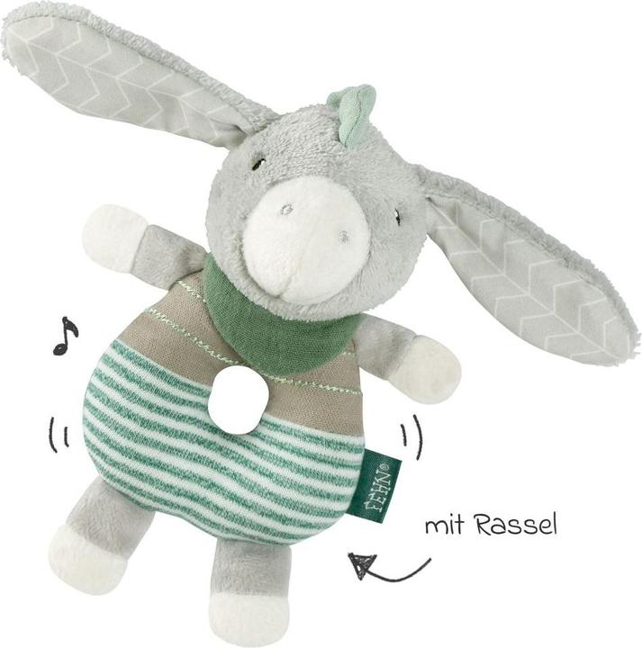 Produktbild Fehn Rasseln & Greiflinge Ring-Greifling mit Rassel - Esel
