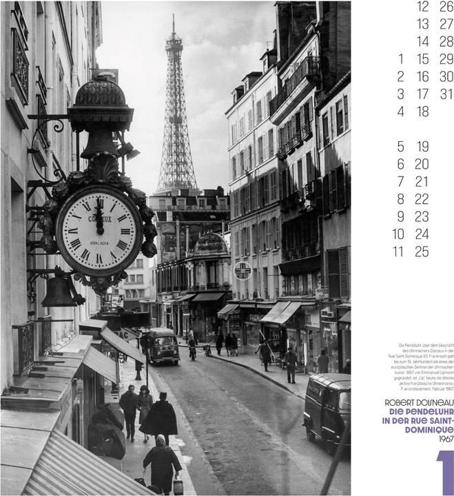 Produktbild Paris, mon amour Kalender 2026 (48 x 54 cm, Harter Einband, Deutsch)