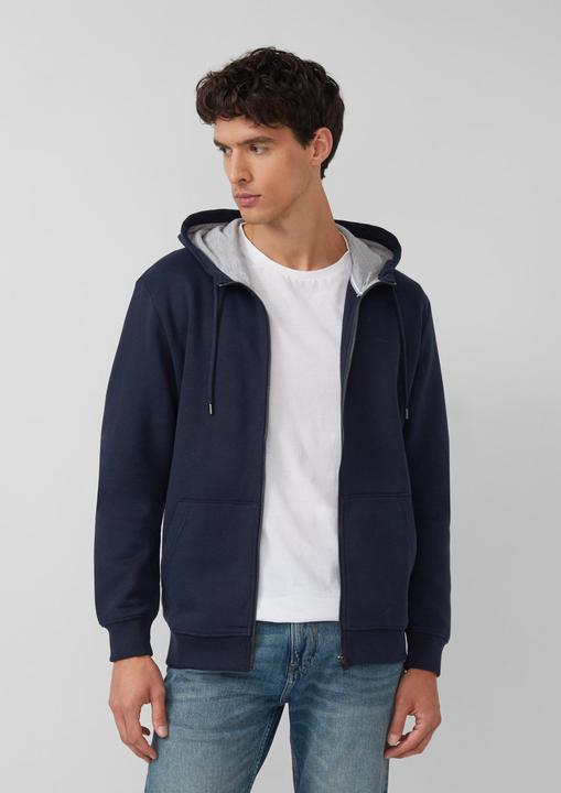 Actual product image S.Oliver Sweatshirt Jacke Sweatshirt-Jacke mit Kapuze und Logo (XXL)