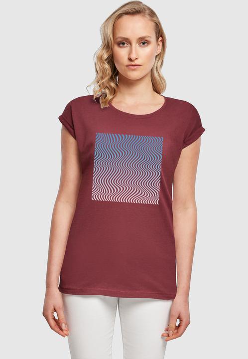 Produktbild Merchcode Ladies Summer - Wavy Pattern T-Shirt - 112601 (XL)