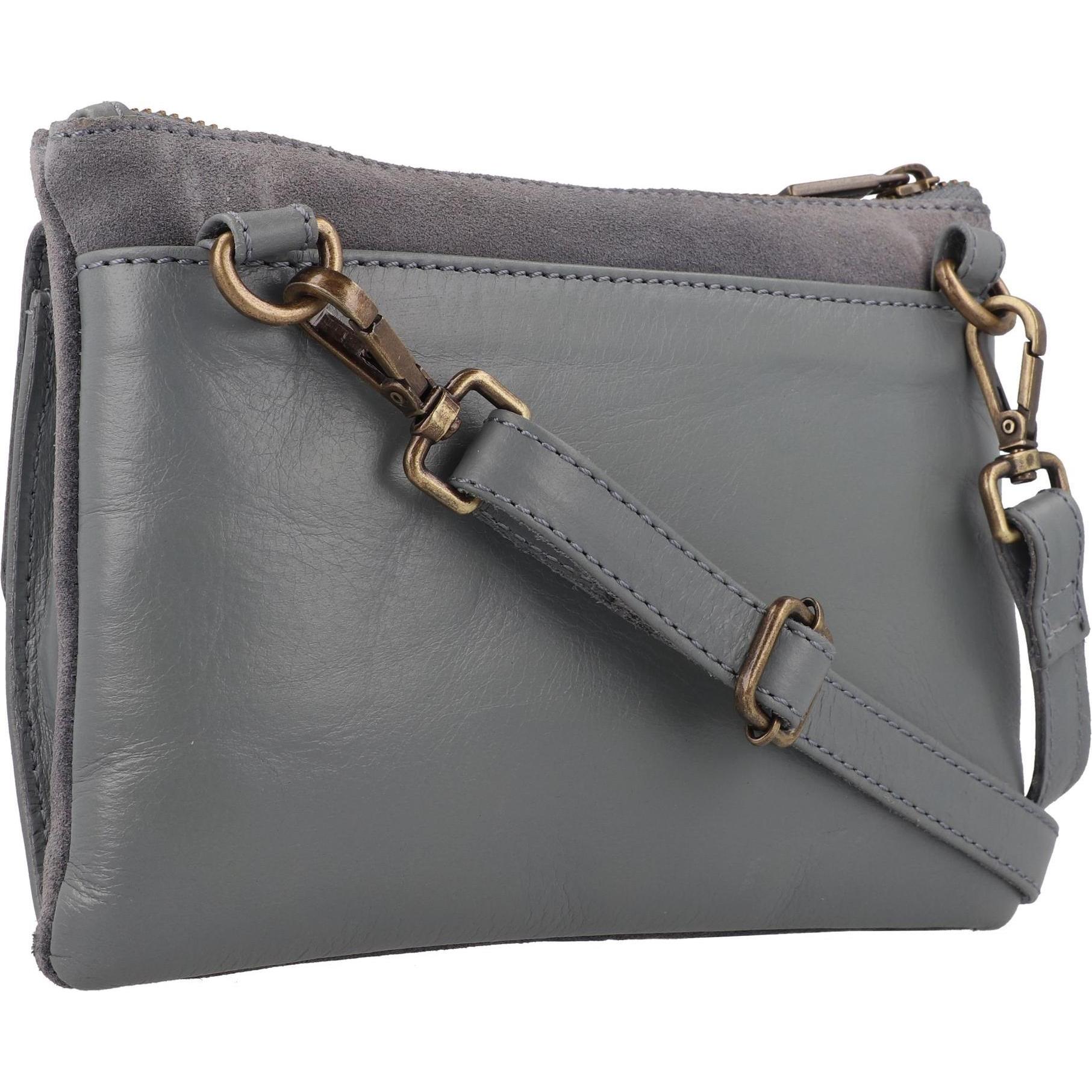 Thumbnail - Cowboysbag, Handtasche, Seventies Suede Umhängetasche Leder 21 cm, Blau