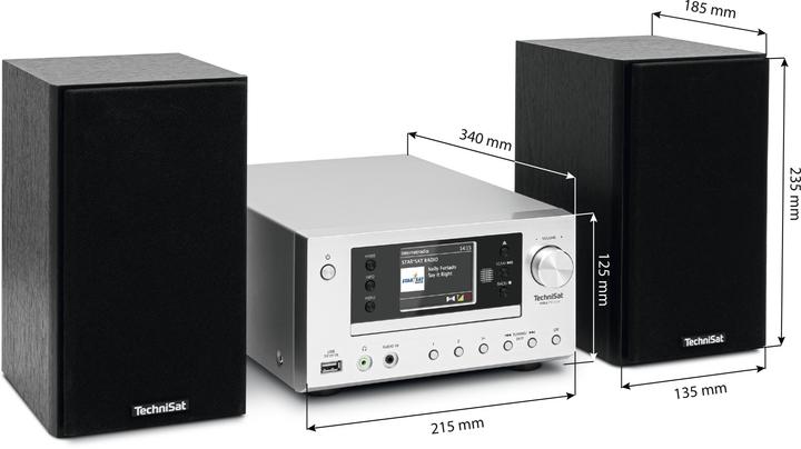 Produktbild TechniSat Viola 710 CD IR (Bluetooth, CD Player, WLAN, 2x 20 W)