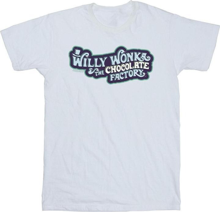 Immagine prodotto Willy Wonka & the Chocolate Factory Chocolate Factory Logo Maglietta Uomo (XL)