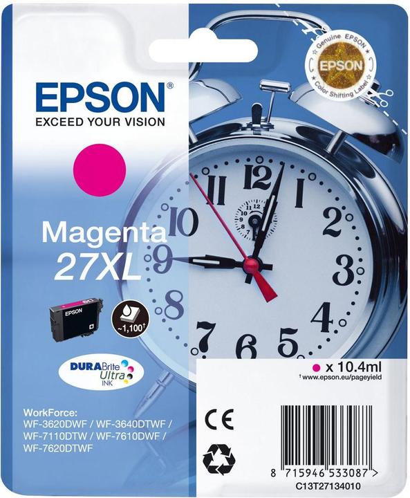 Produktbild Epson 27XL DuraBrite Ultra (M)